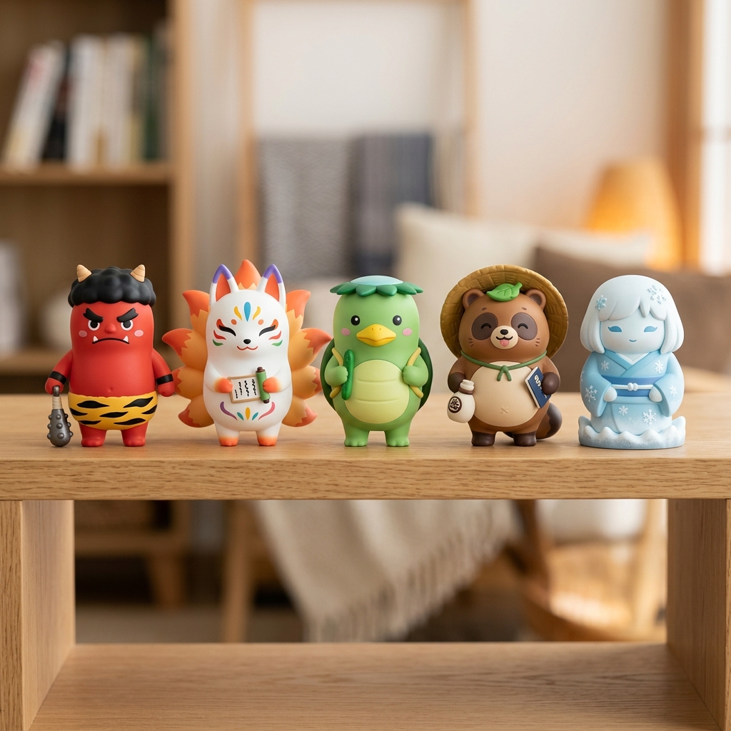 Mischievous Mythos Yokai Puffs Lineup
