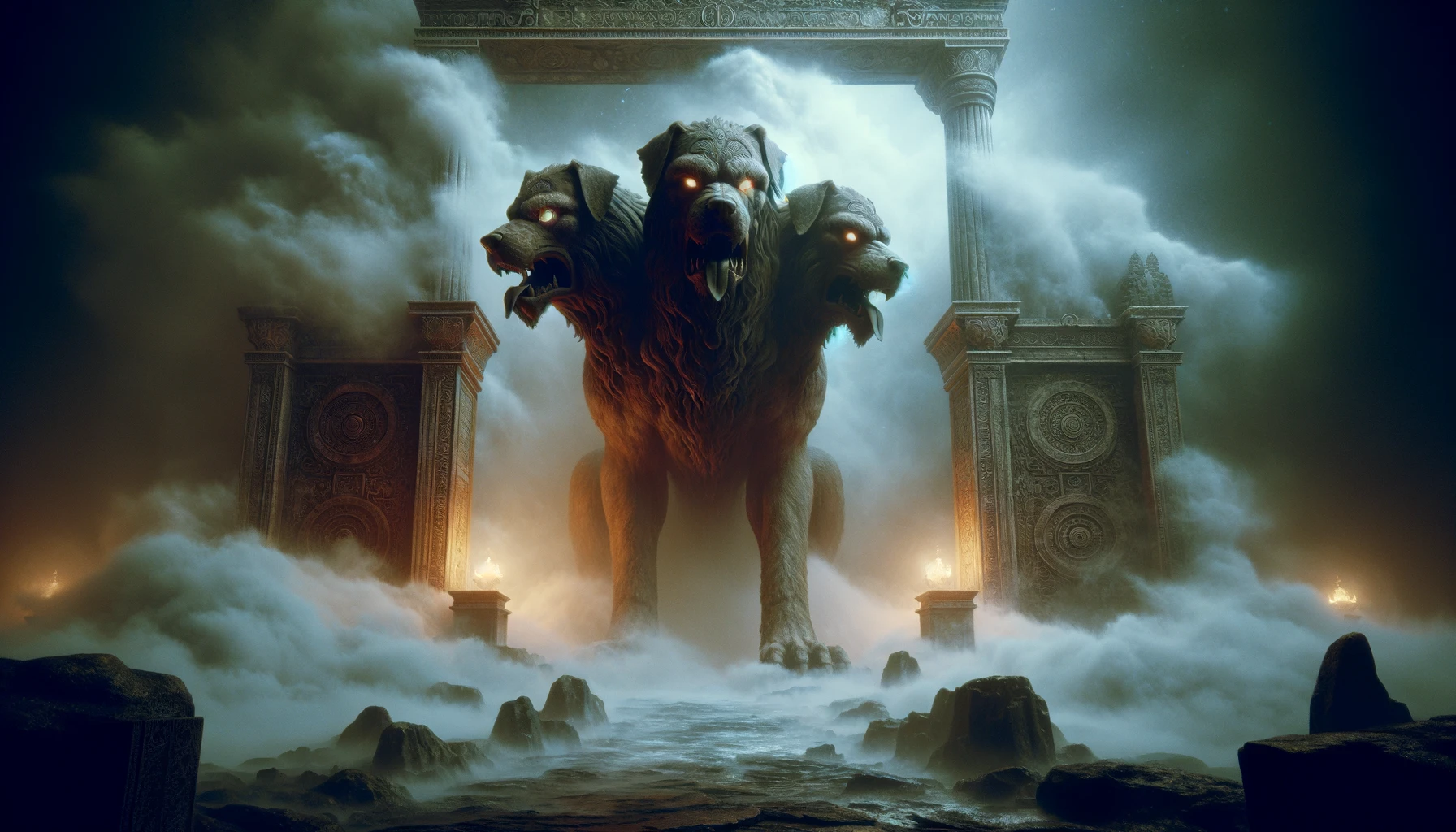 A Day in the Life of Cerberus: Eternal Sentinel of the Underworld